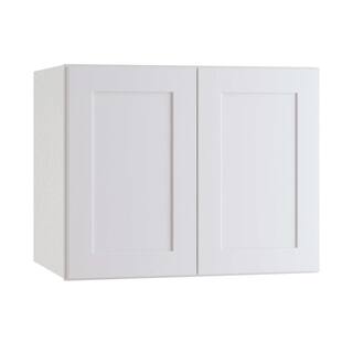 Home Decorators Collection Newport Assembled 36 x 24 x 24 in. Plywood Shaker Deep Wall Kitchen Cabinet Soft Close in Painted Pacific White W362424-NPW