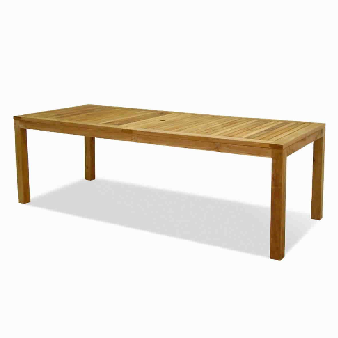 Katana Teak Outdoor Patio Dining Table 86 Rectangular