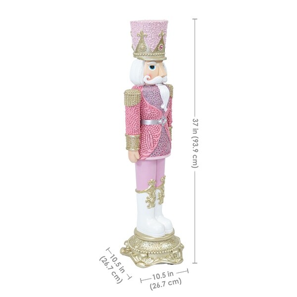 Sunnydaze Kenneth the Princely Christmas Nutcracker Statue