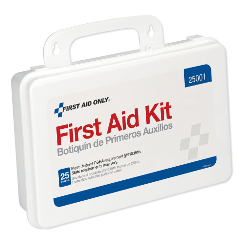 PhysiciansCare First Aid Kit for Use by Up to 25 People， 113 Pieces， Plastic Case (25001)