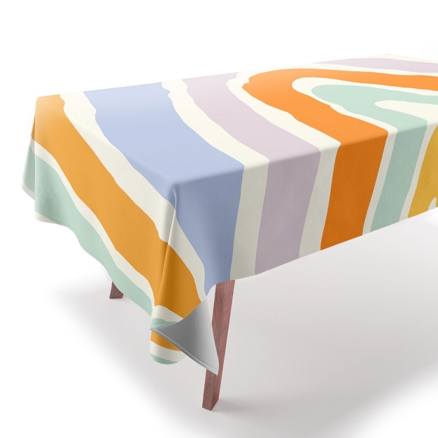 Lane And Lucia Mod Rainbow Tablecloth Deny Designs