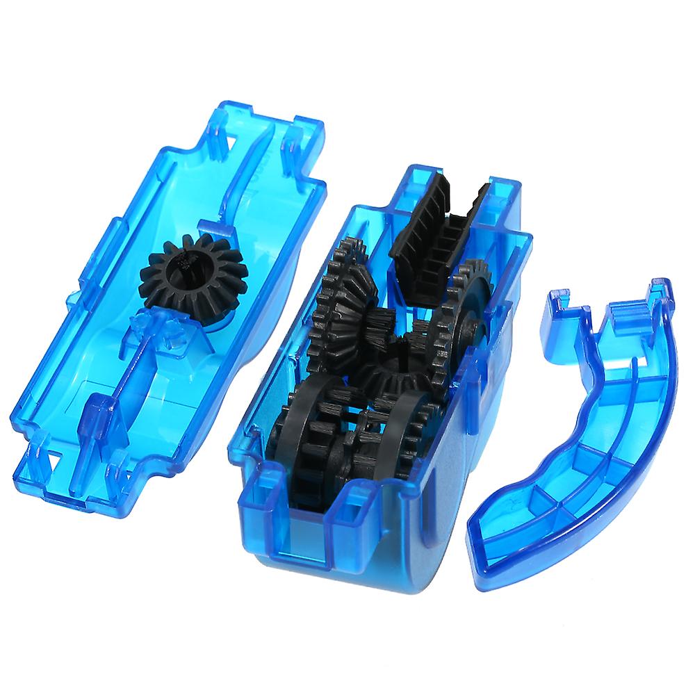 Bicycle Chain Cleaner Scrubber Brushes Mountain Bike Chain Gear Cleaner Maintenance Cleaning Brush Tools Kit No.202324