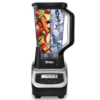 NINJA Nutri Ninja 72 oz. 5-Speed Black Professional Blender with 2 Nutri Ninja Cups (BL621) BL621