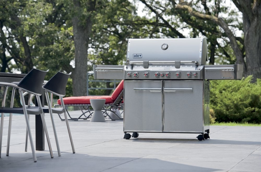 Weber 7470001 Summit® S-670™ Natural Gas Grill - Stainless Steel