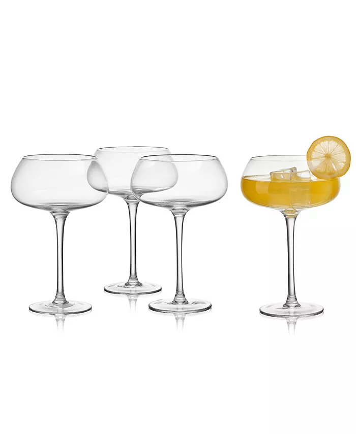 Mikasa Craft 15 Ounce Coupe Glass 4-Piece Set