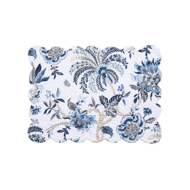 C amp f Home Braganza Blue Bell Placemat S 6