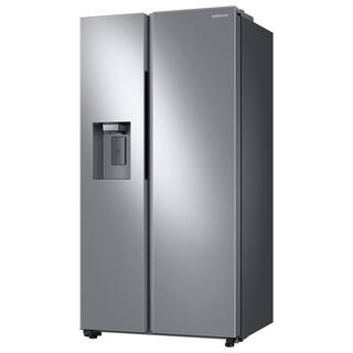  36 in. 22 cu. ft. Smart Side by Side Refrigerator in Fingerprint-Resistant Stainless Steel Counter Depth RS22T5201SR