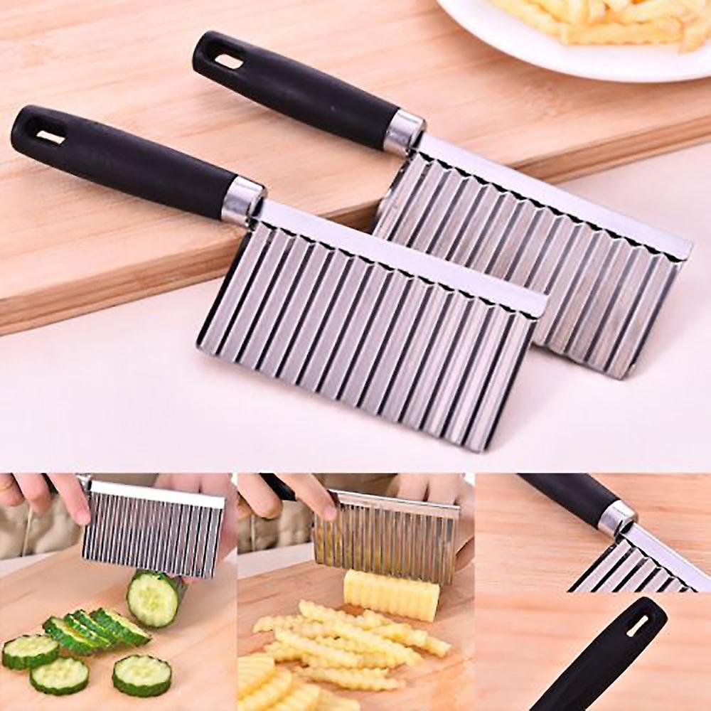 Stainless Steel Vegetable Potato Slicer Cutter Chopper Chips Making Tool Potato Cutting Fries Tool Kitchen Accessories #