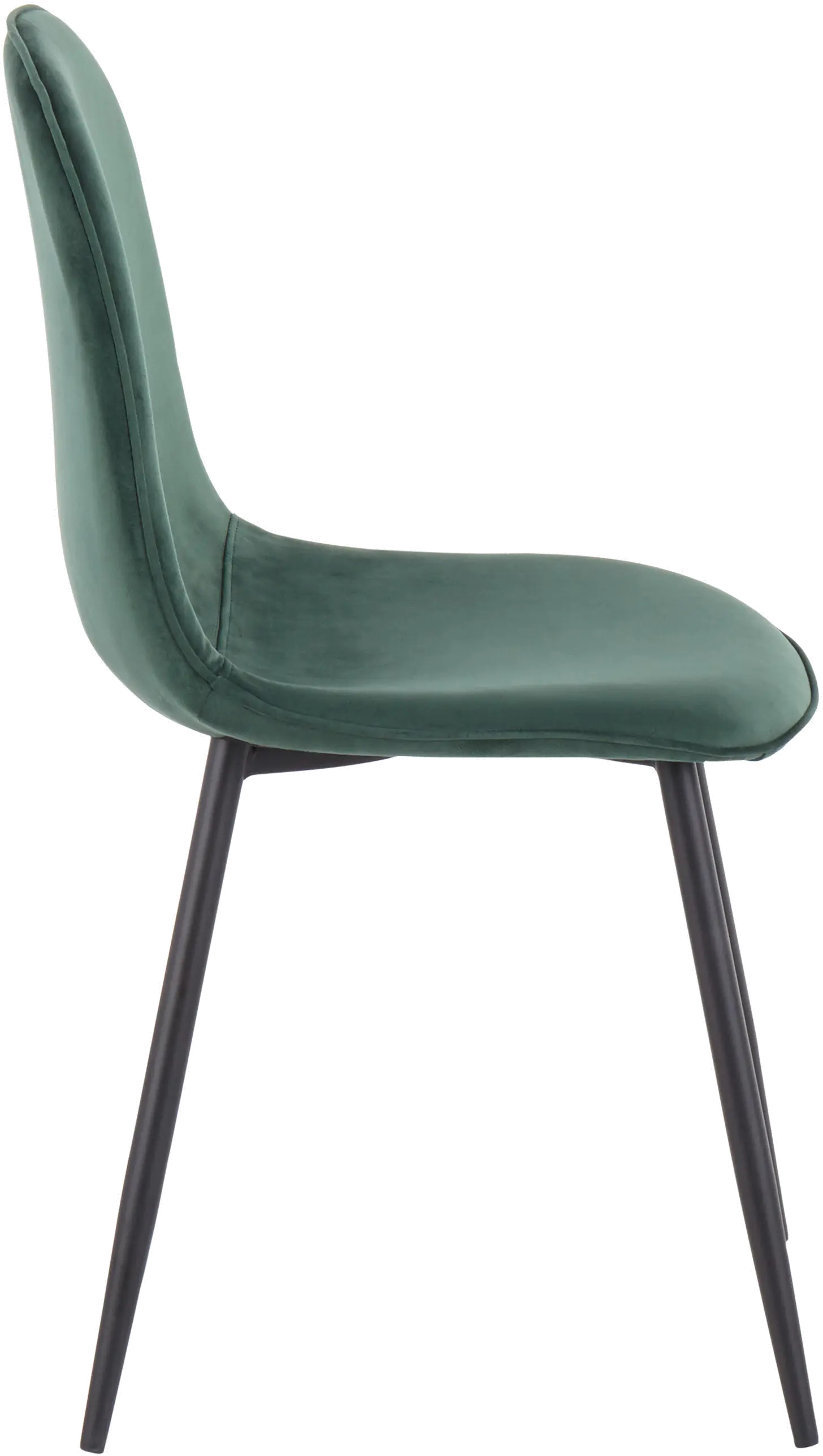 Pebble Green and Black Dining Room Chair (Set of 2)