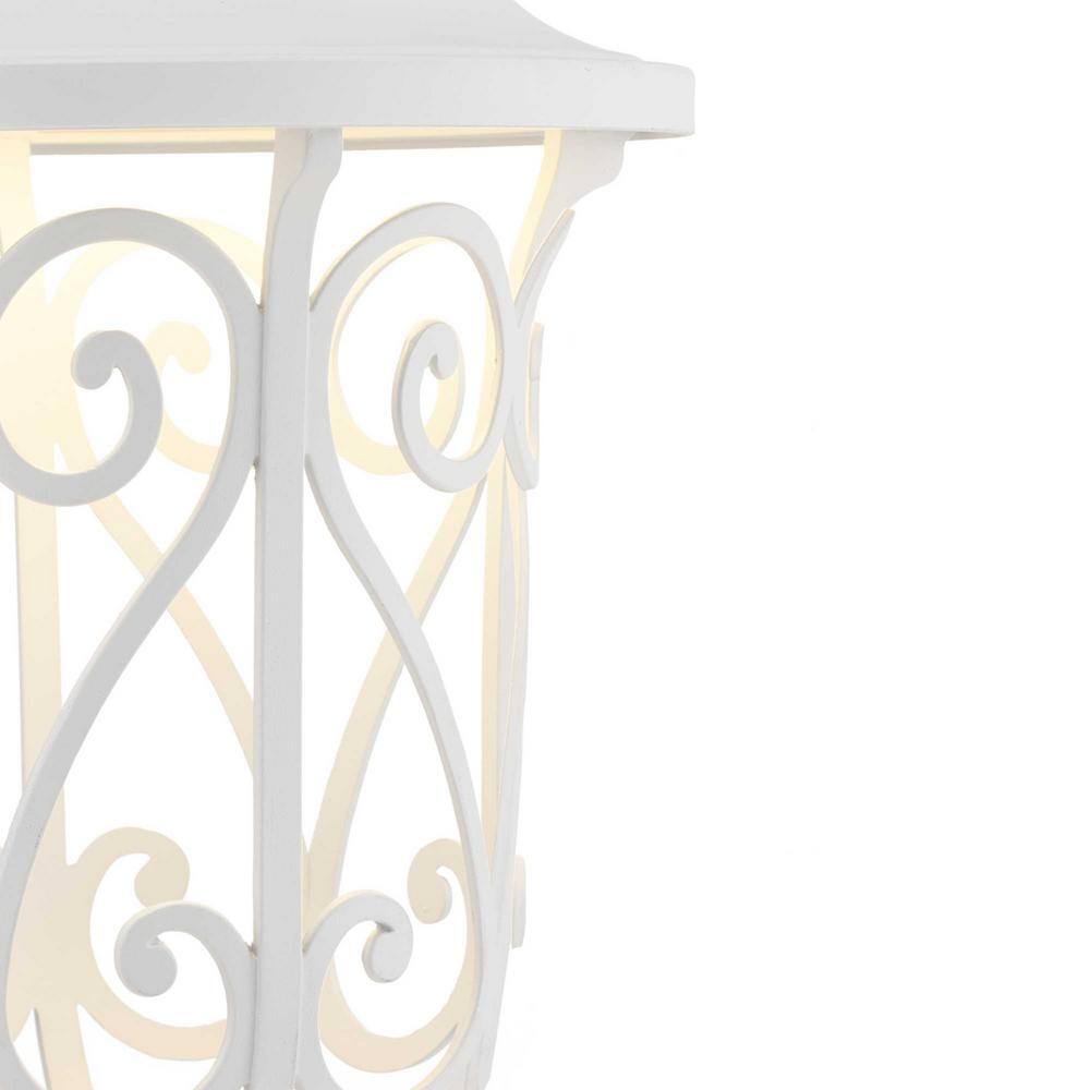 Progress Lighting Leawood LED Collection 1-Light White Transitional Outdoor Hanging Lantern Light P550037-030-30