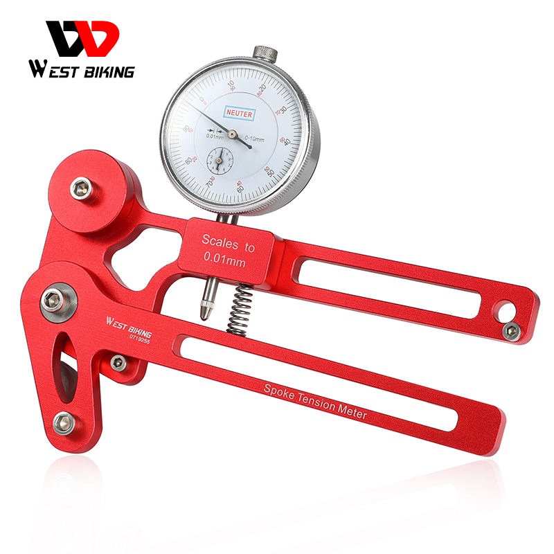 WEST BIKING Cycling Spoke Tension Meter Bracket 251   305mm Accessories Tool Bike Set Cycling Waterproof Spoke Tension Meter