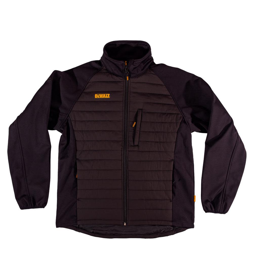 DEWALT Hybrid Insulated Jacket Nylon/Polyester Black Medium DXWW50003-BLK-MED from DEWALT