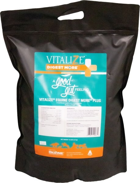 Vitalize Digest More Plus Pellets Horse Supplement， 10-lb bag