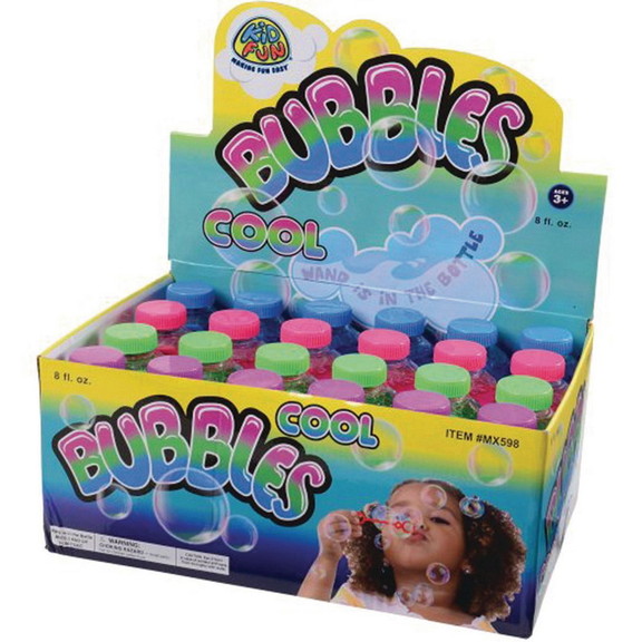 US Toy 8 oz Cool Blowable Bubbles