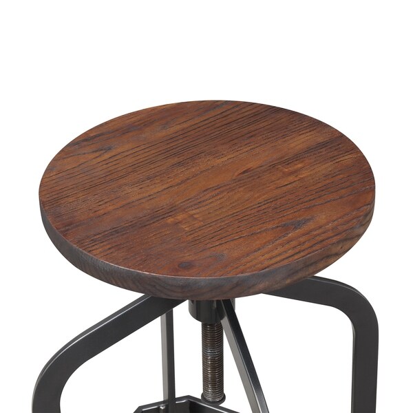 Picket House Furnishings Court Adjustable Backless Bar Stool