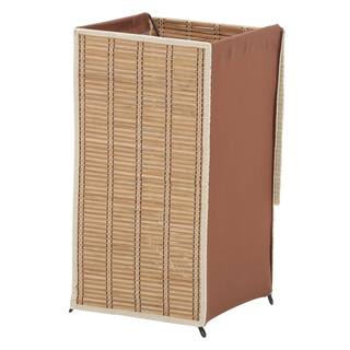 Honey-Can-Do Tall Bamboo Laundry Hamper with Lid HMP-01619