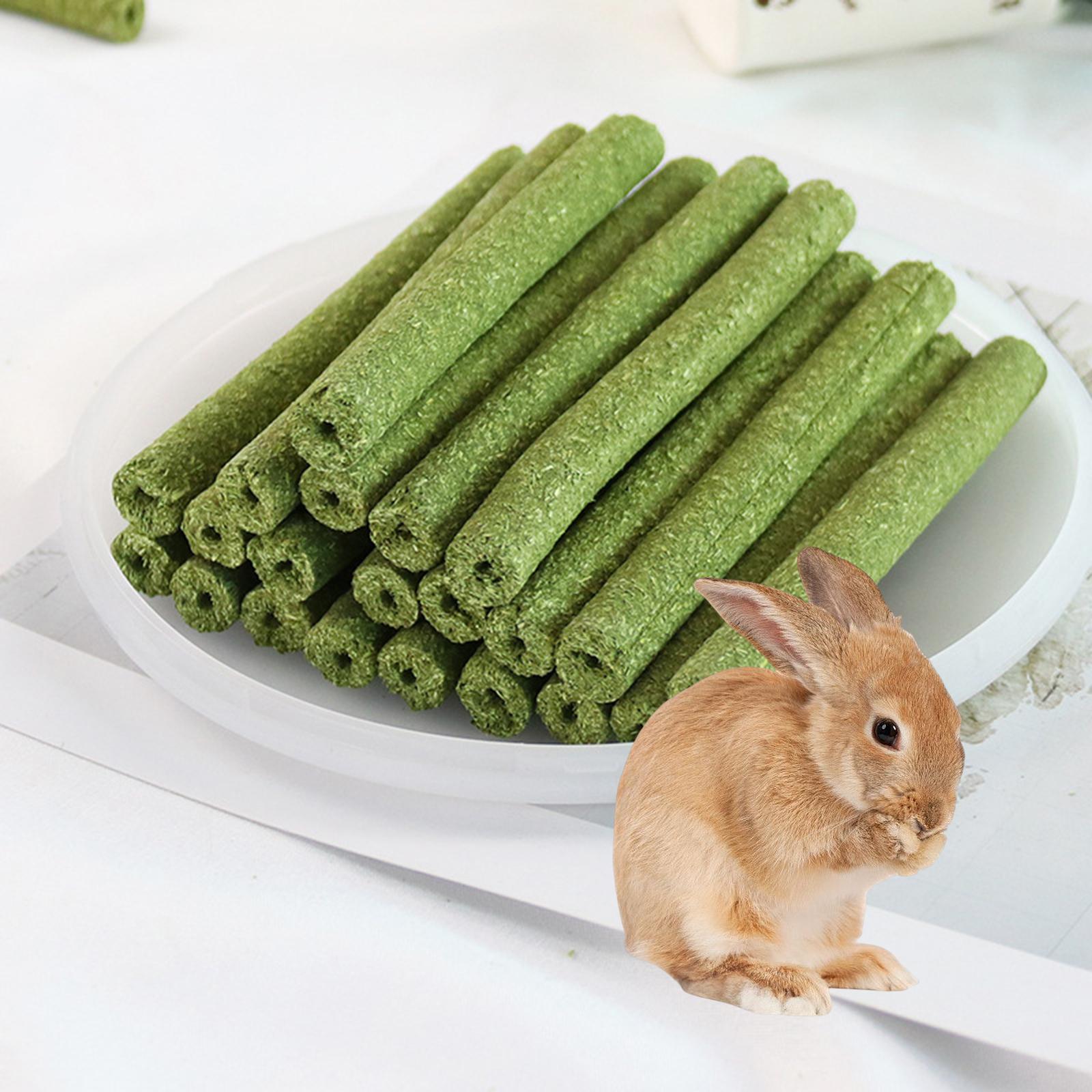 30Pcs Rabbit Chew Toys， Bunny Chew Toys Hay Sticks Grass Rabbit Molar Toys Hamster Chew Toys for Gerbils Grinding Bunny Chinchillas ing