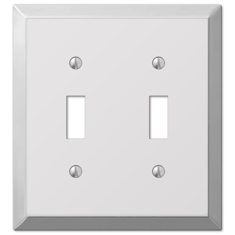 WALLPLATE 2TOG PC