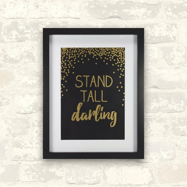 Roommates Framed Wall Poster Prints Stand Tall Gold