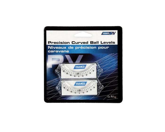 Camco Precision Curved Ball Levels 2 Pack - 25553