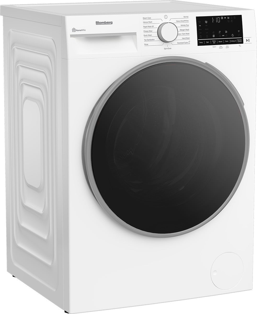 Blomberg Appliances WM98220SX New 24In Front Load Washer White - 120V Outlet Req'D (Pair W/ Ventless Dryer)