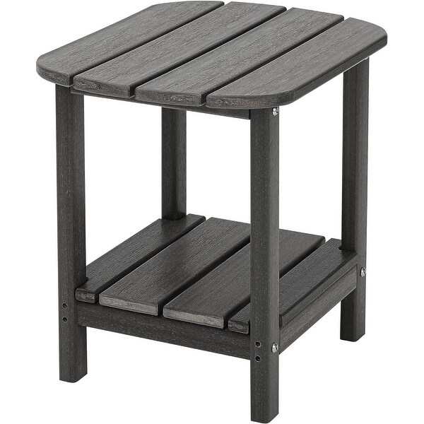 Double Adirondack Side Table，Outdoor Side Tables