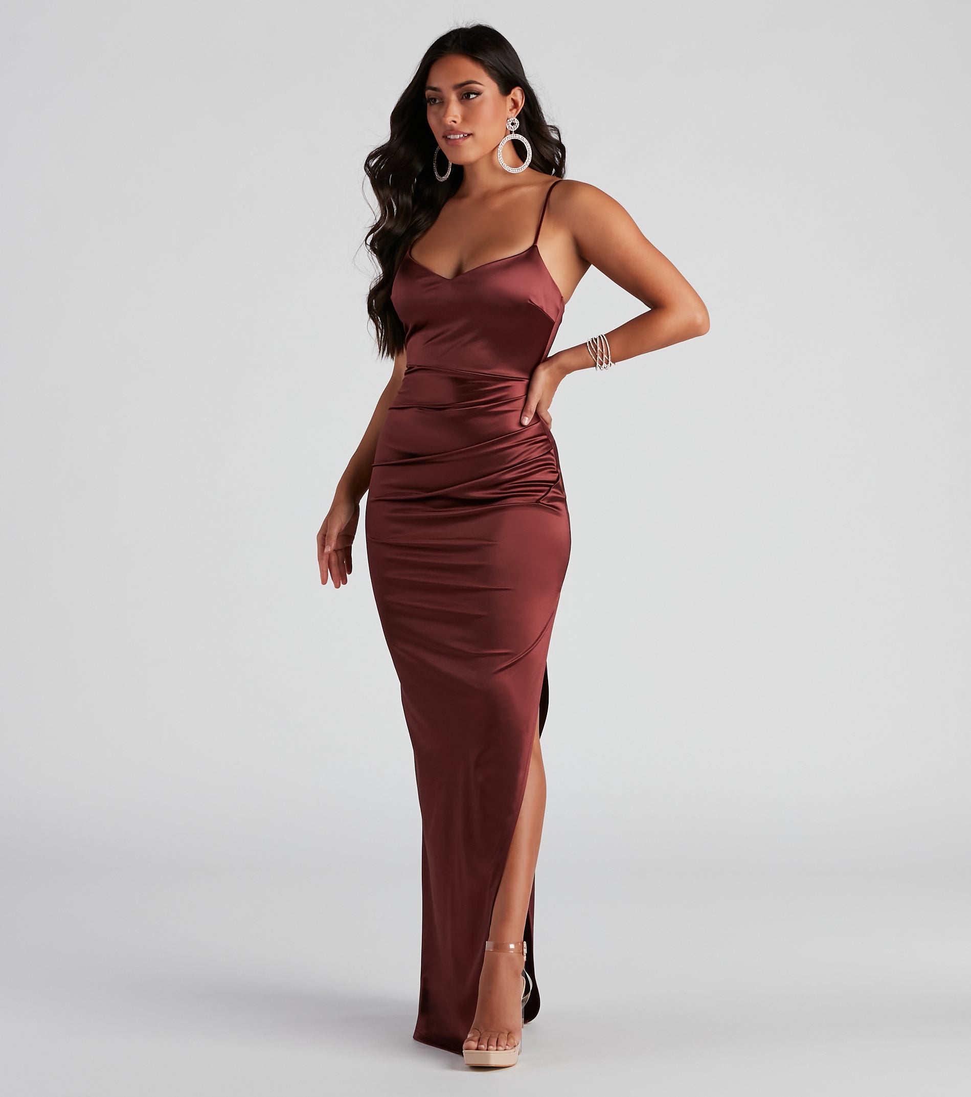 Millie High Slit Formal Dress