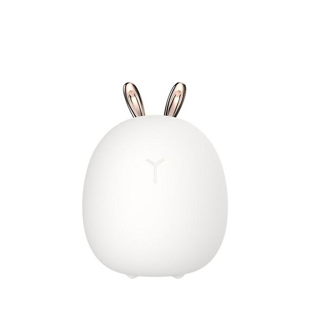 Deer Rabbit Led Night Light Soft Silicone Dimmable Night Light Usb Rechargeable For Kids Baby Gift Bedside Bedroom Night Lamp