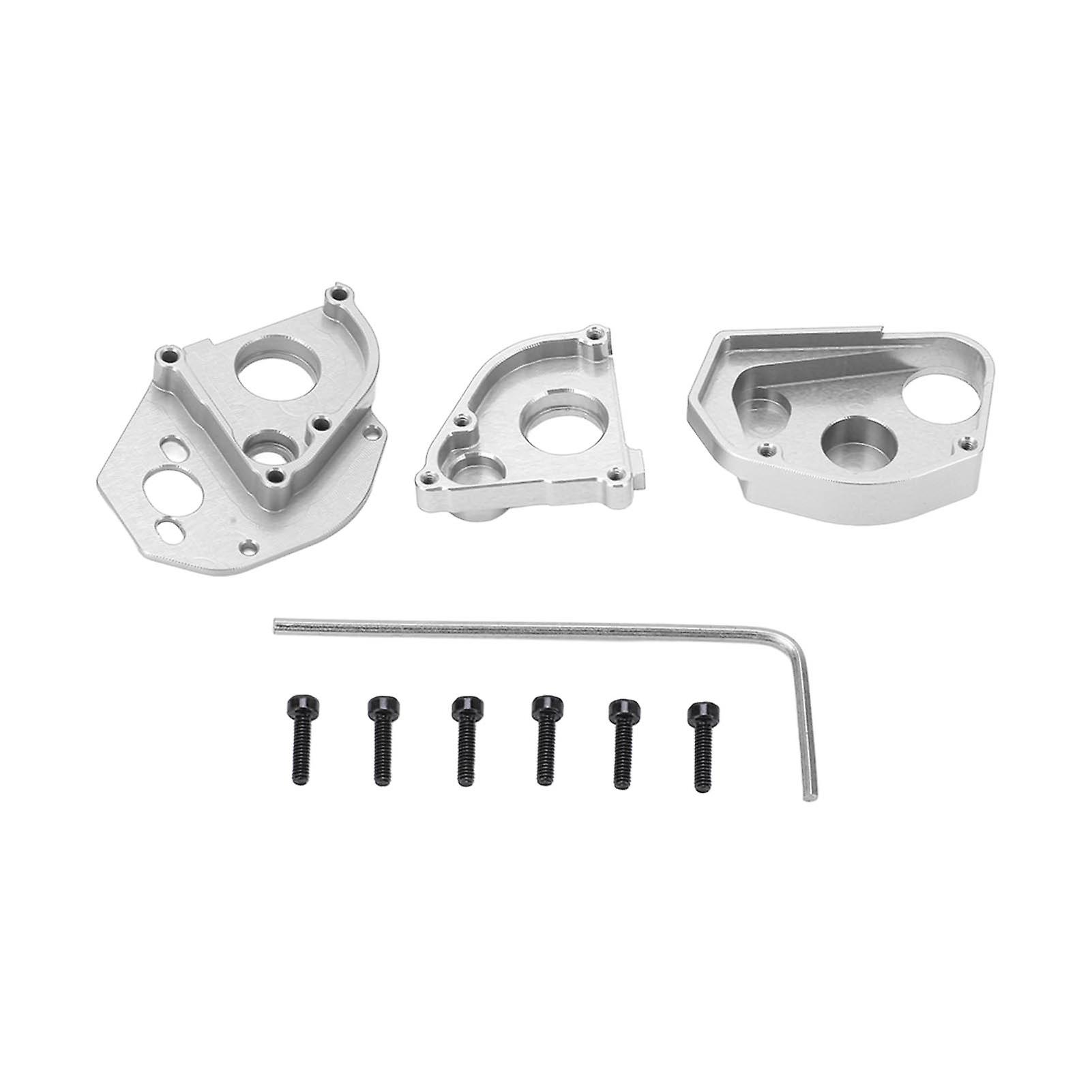 Aluminum Alloy Gearbox Shell Cover For Axial Scx24 1/24 Rc Car Upgrade Accessoriessilver