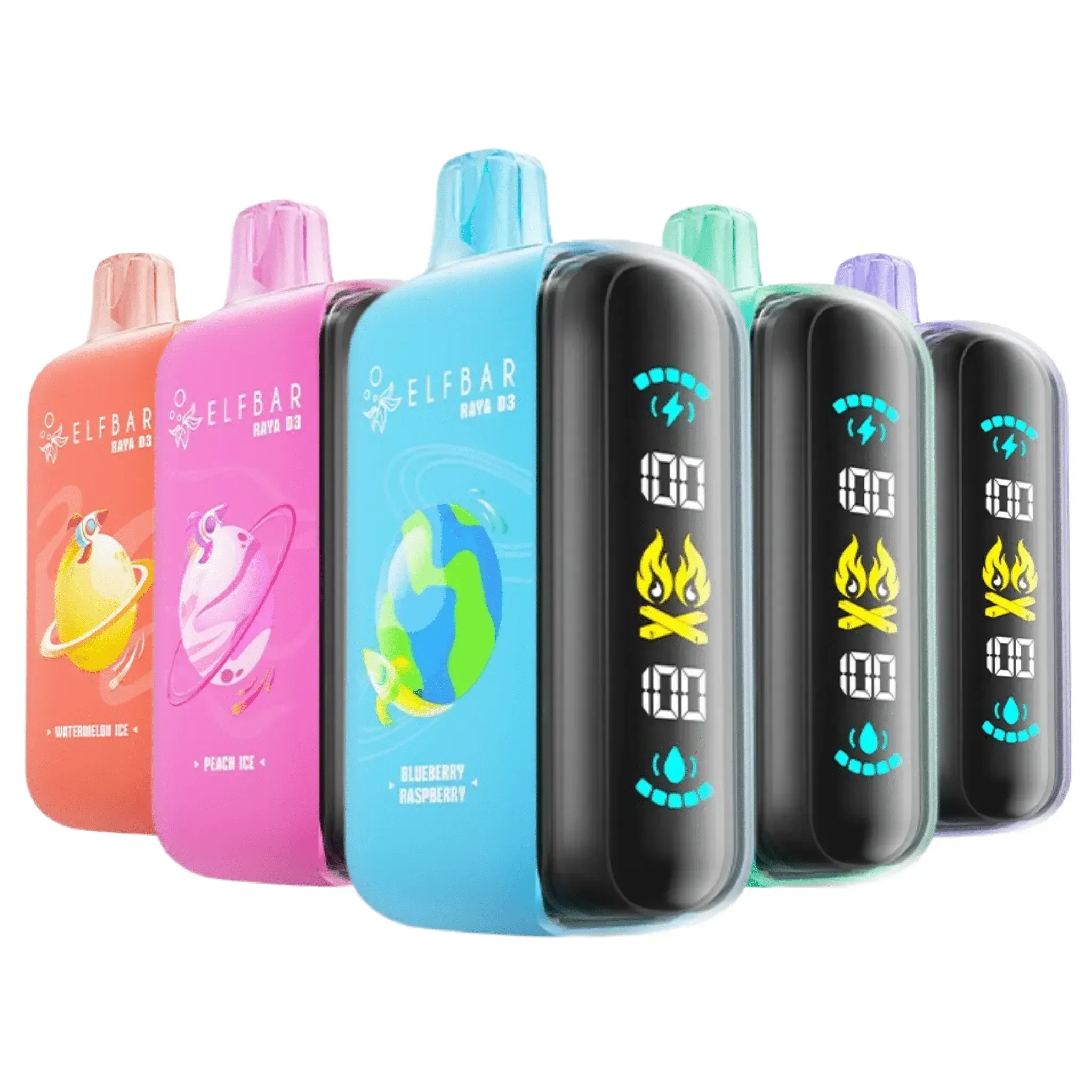 Elf Bar Raya D3 25000 Puffs Disposable Vape – Long-Lasting & Full-Flavour