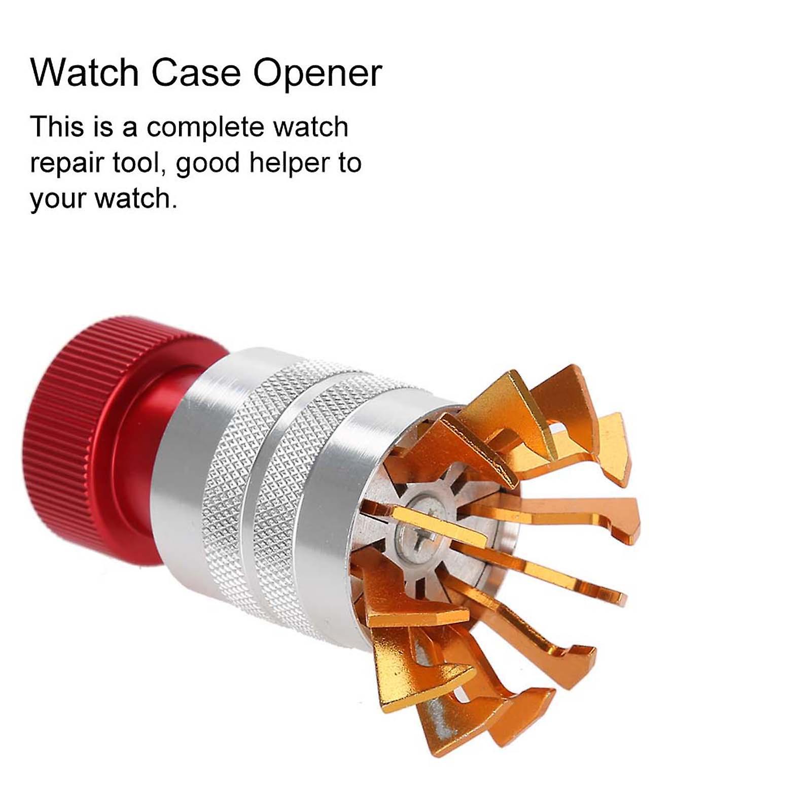 Crystal Removing Inserting Watch Repair Tool For Watchmaker Case Cover Removal Opener Red