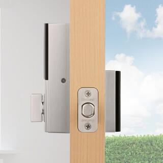 Kwikset Obsidian Satin Nickel Keyless Keypad Electronic Touchscreen Deadbolt Featuring Z-Wave Technology 954OBNZW50015SM