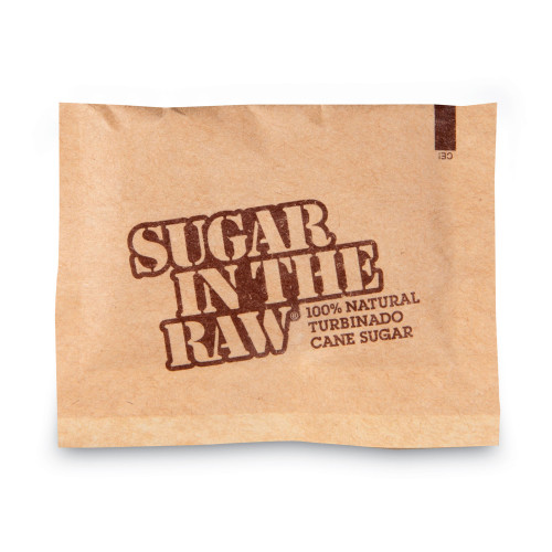 Sugar in the Raw Unrefined Sugar Made From Sugar Cane， 200 Packets/Box (00319)