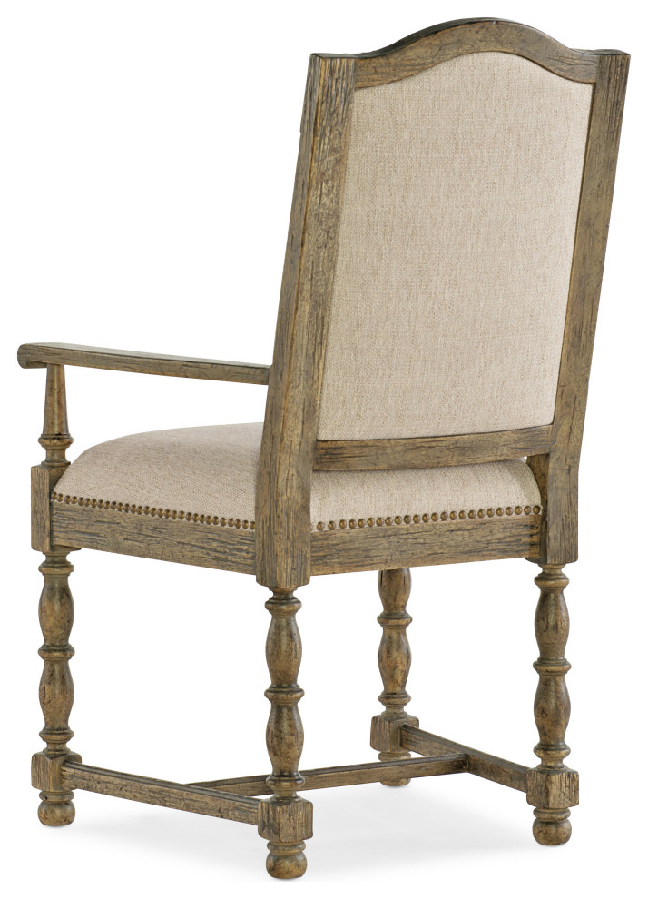 Hooker Furniture Dining Room La Grange Kruschel Square Back Arm Chair   French Country   Dining Chairs   by Hooker Furniture  Houzz