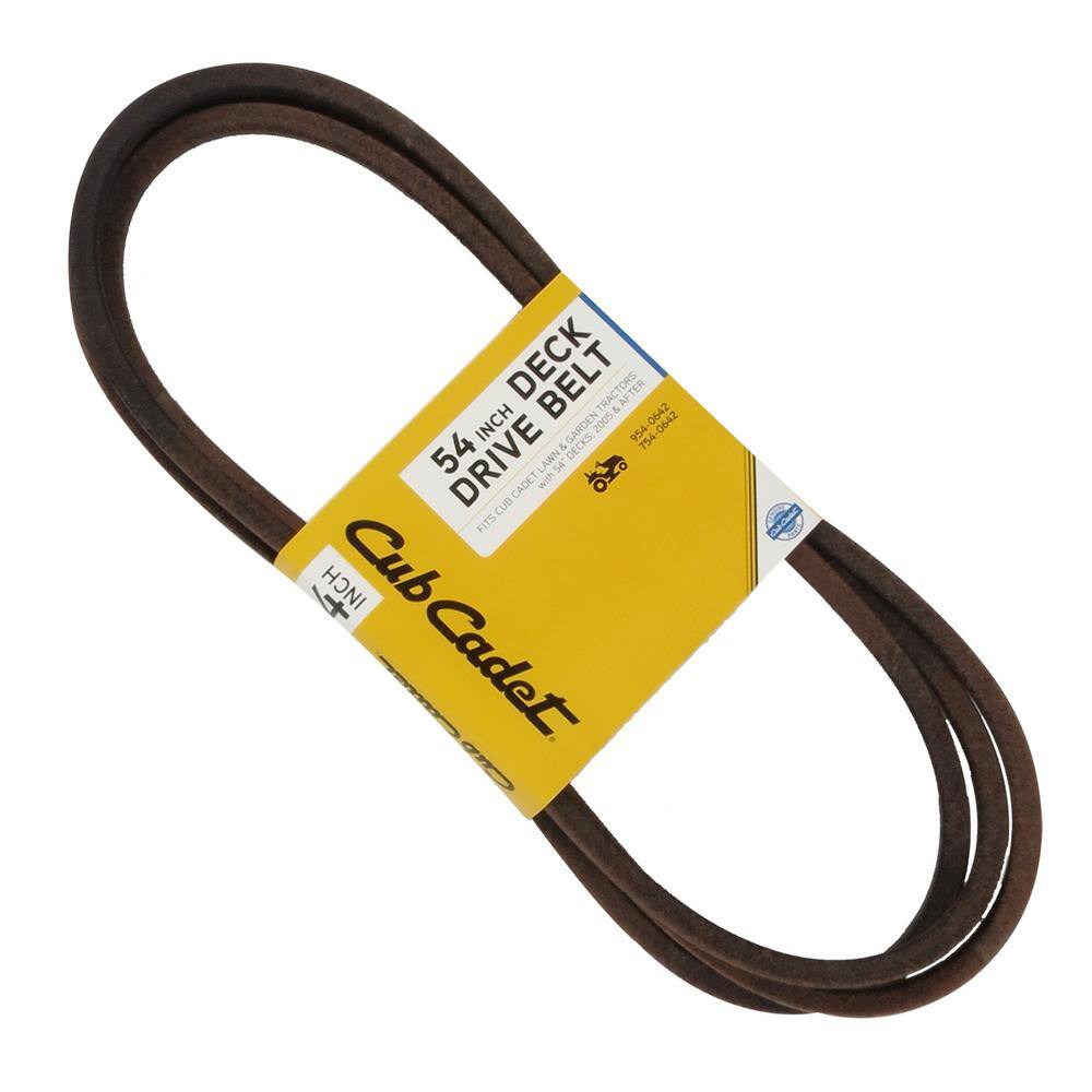 Cub Cadet Original Equipment Deck Drive Belt for Select 54 in. Front Engine Riding Lawn Mowers OE# 954-0642 OCC-754-0642