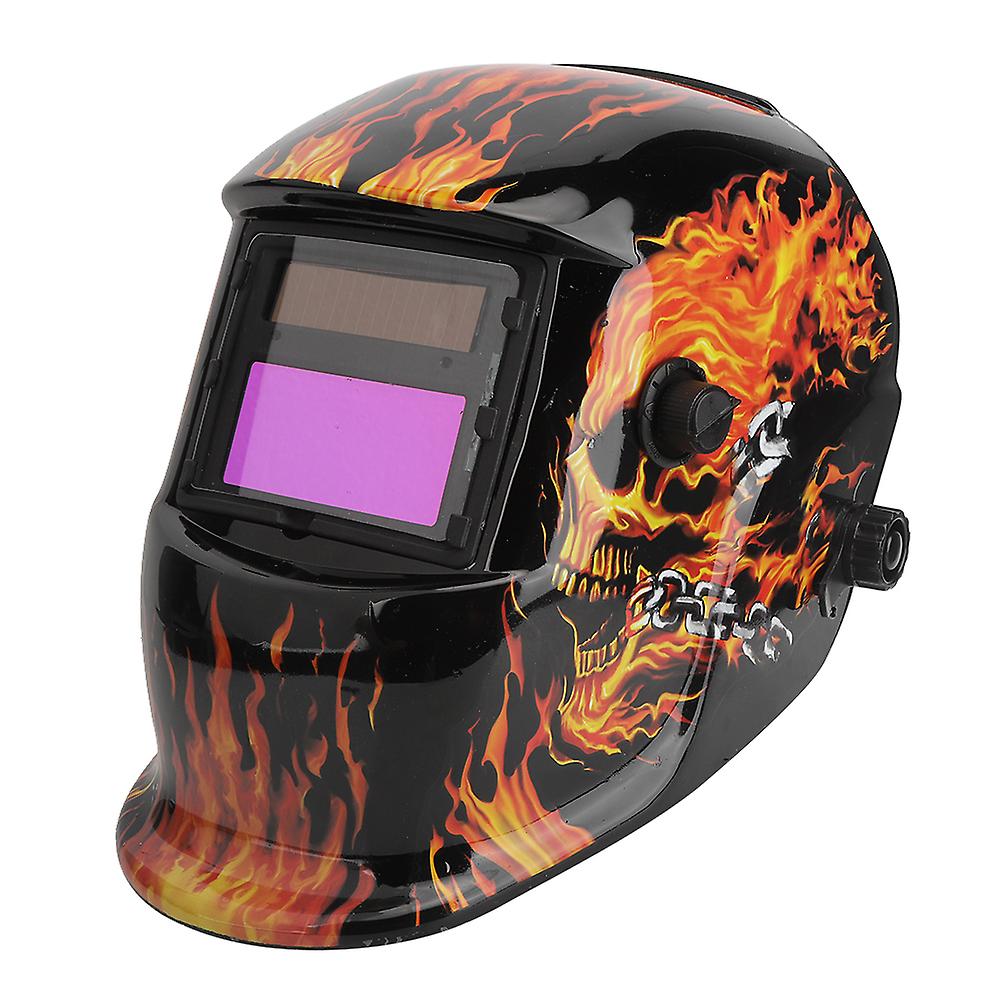 Head Mounted Welding Helmet Solar Auto Darkening Adjustable Headband Welder Safe Protective Face Guard