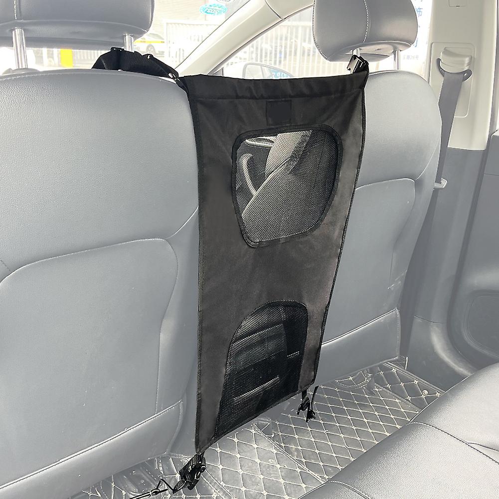 Car Rear Seat Barrier Mesh 600d Oxford Fabric Mesh Dog Pet Barrier For Car Buggy Truck Fence