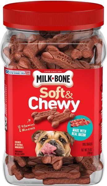 Milk-Bone Real Bacon Soft and Chewy Dog Treats