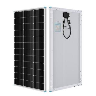 Renogy 100-Watt 12V Monocrystalline Solar Panel with High-Efficiency Module for RV Battery Boat Caravan Solar System RNG-100D-SS