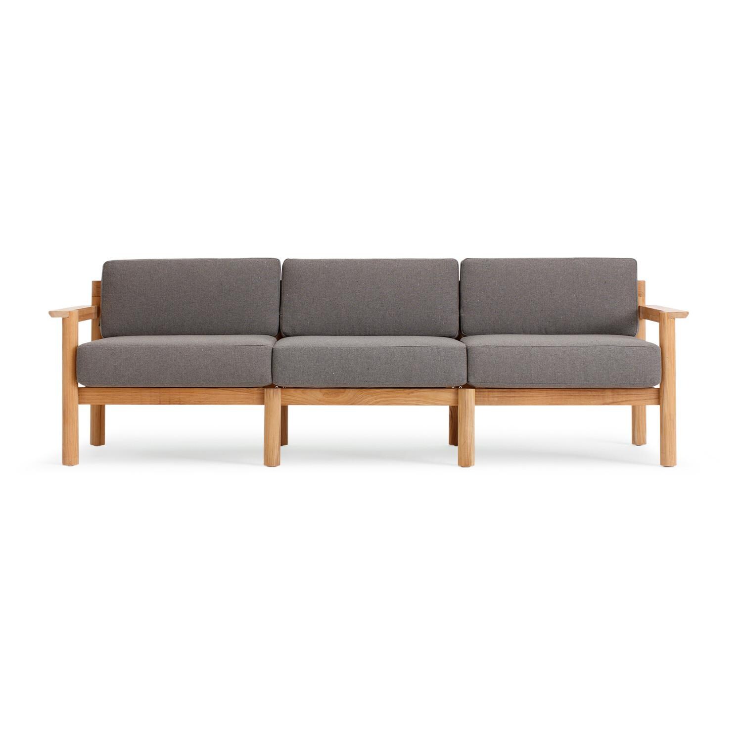 Neighbor Sofa W/ Teak Arms