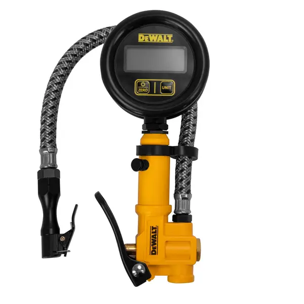 DEWALT 2.5 Digital Inflator with 12 Steel braided hose