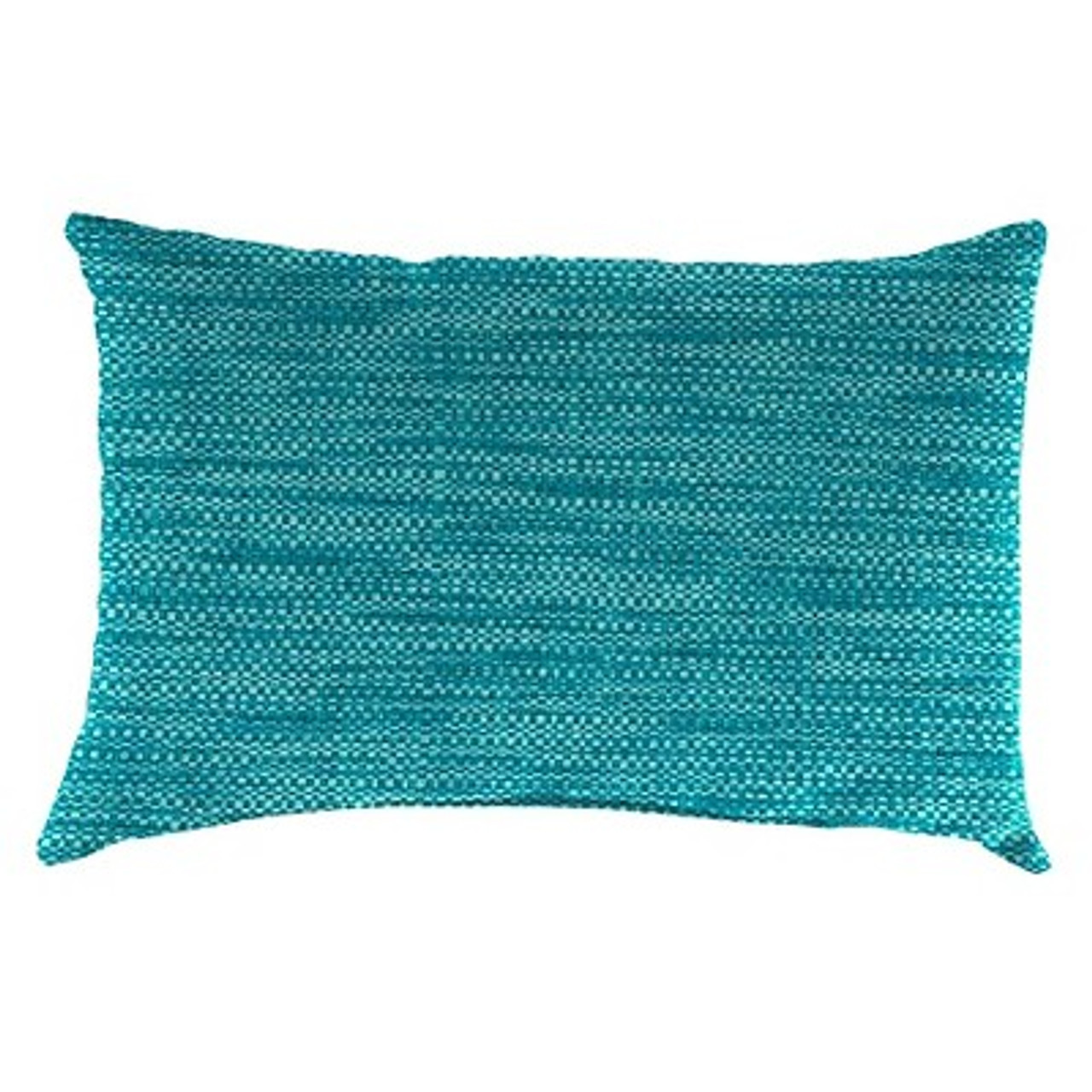 Set of 2 12 x 18 Outdoor Throw Pillows Lagoon Turquoise - Jordan Manufacturing