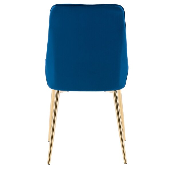 CorLiving Nash Velvet Diamond Tufted Side Chair