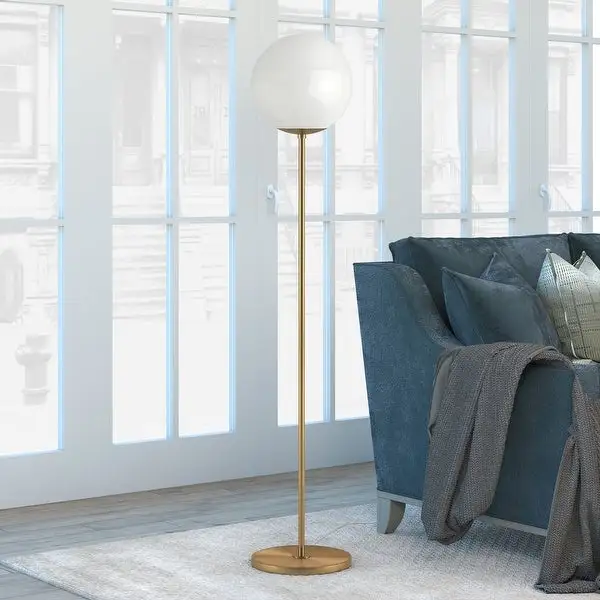 Theia Globe Shade Floor Lamp