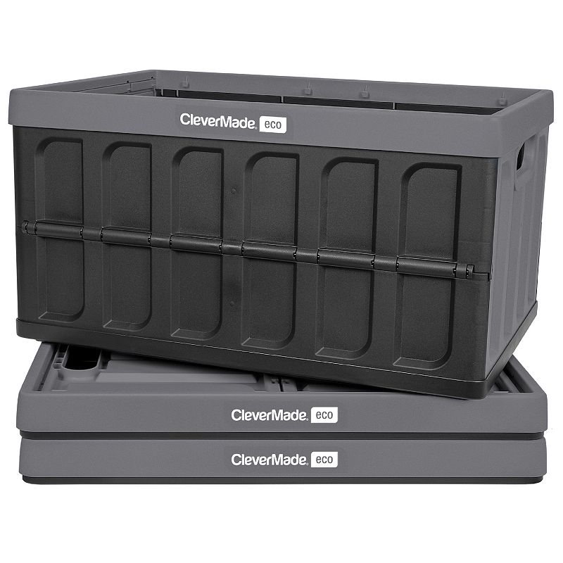 CleverMade Collapsible Storage Bin EcoCrate 3-piece Set