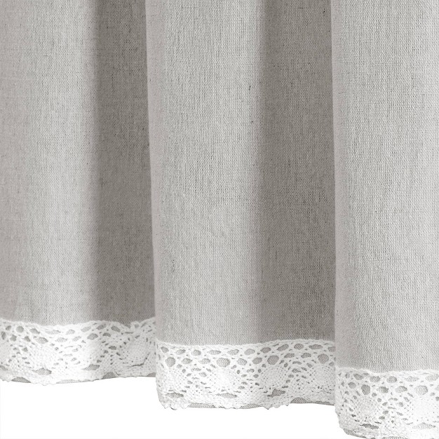 Linen Lace Valance Lush D cor