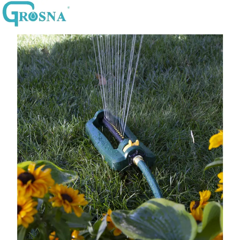 Garden Lawn Water Sprinklers Automatic Watering Lawn Turbo Oscillating Water Sprinkler Irrigation Spray Nozzle Garden Supplies