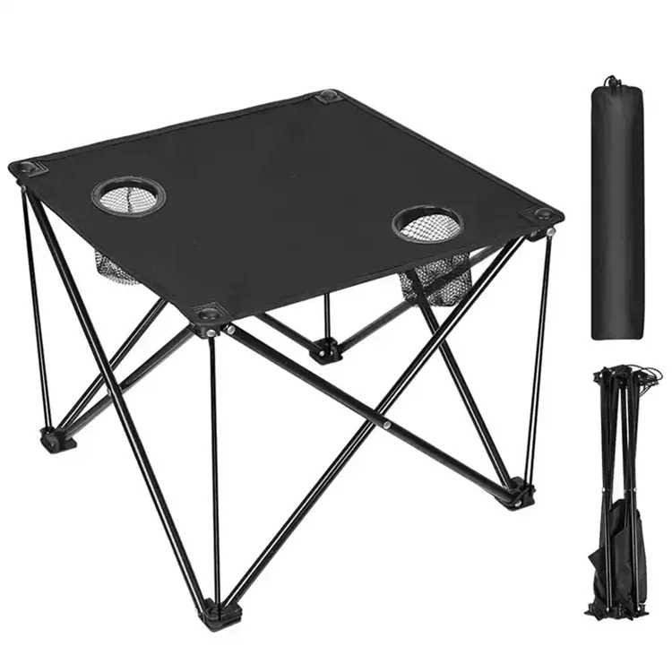 Portable Backyard BBQ Patio Fishing Outdoor Tables Travel Carry Bag Modern Foldable Picnic Camping Table