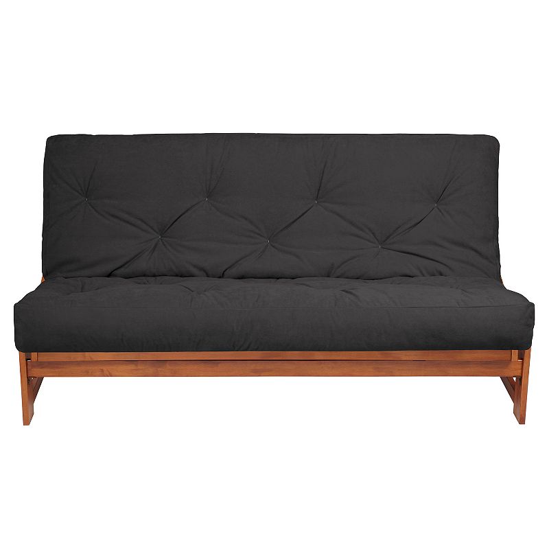 8-in. Faux Suede Futon Mattress