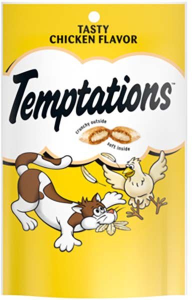 Temptations Classic Tasty Chicken Soft and Crunchy Cat Treats